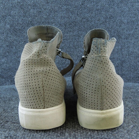 Steve Madden Caliber Women Bootie Gray Leather Zip Size 8 Medium - Picture 5 of 8